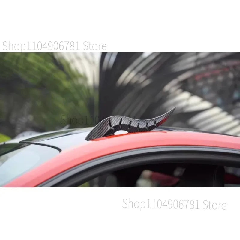 FOR Volkswagen LAVIDA 2008-2025 New Dragon Horn shaped Car Exterior Decoration (Arc Light Speed Flow Fin)