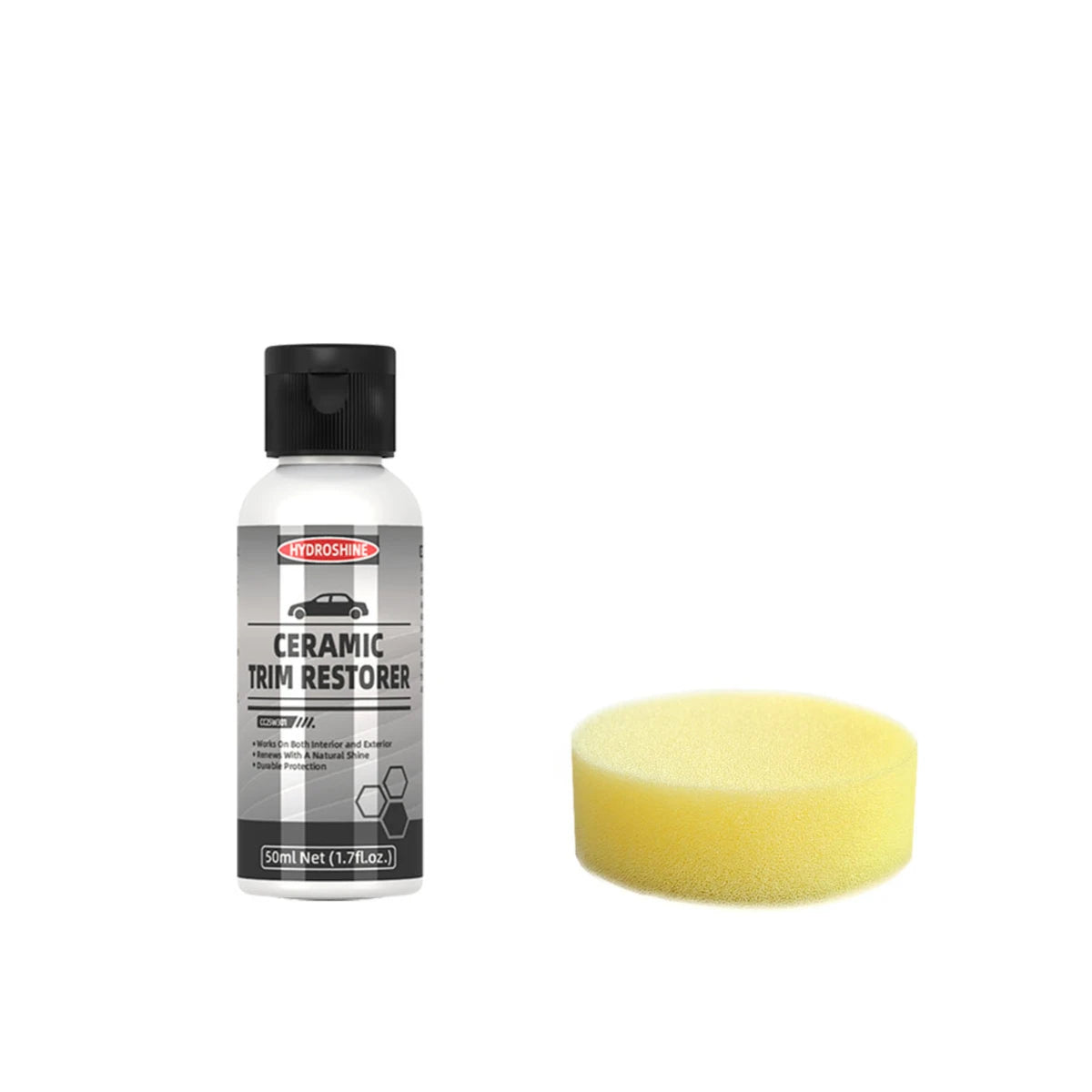 Hydroshine Ceramic Trim Restorer Gel Plastic Vinyl Plastic Rubber Dressing Interior Detailer Leather Care Protect Car Care