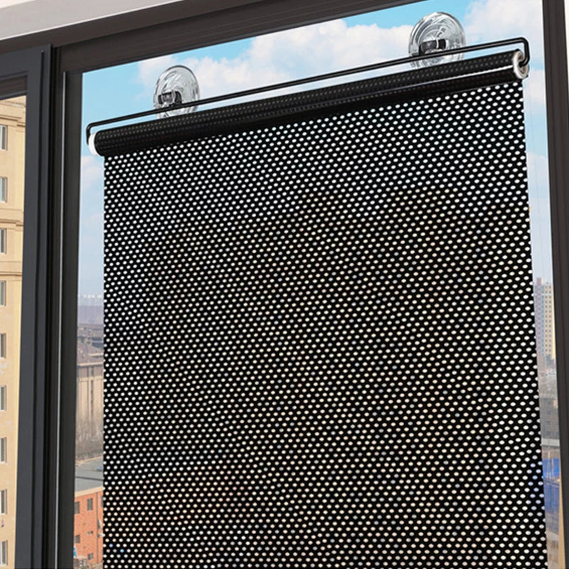 Black Out Blinds Roller Drilling Drill Blackout Shades Ntama Rollers ma Mfɛnsere Roll Esum Anifurae Ntama Kitchen Shutter