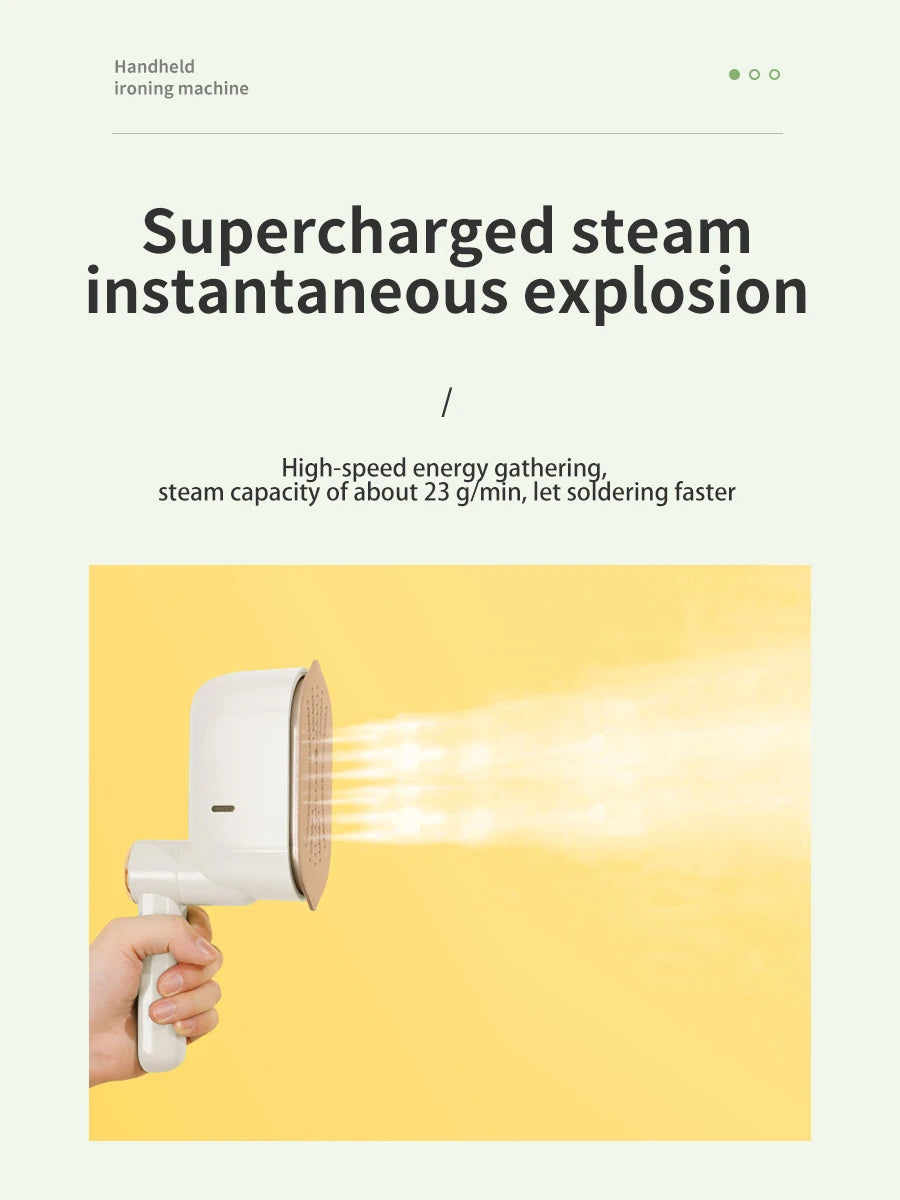 Electric Iron Handheld Hanging Ironing Machine Household Ironing Machine Mini Travel Folding Wet and Dry Dual Use Steam Iron