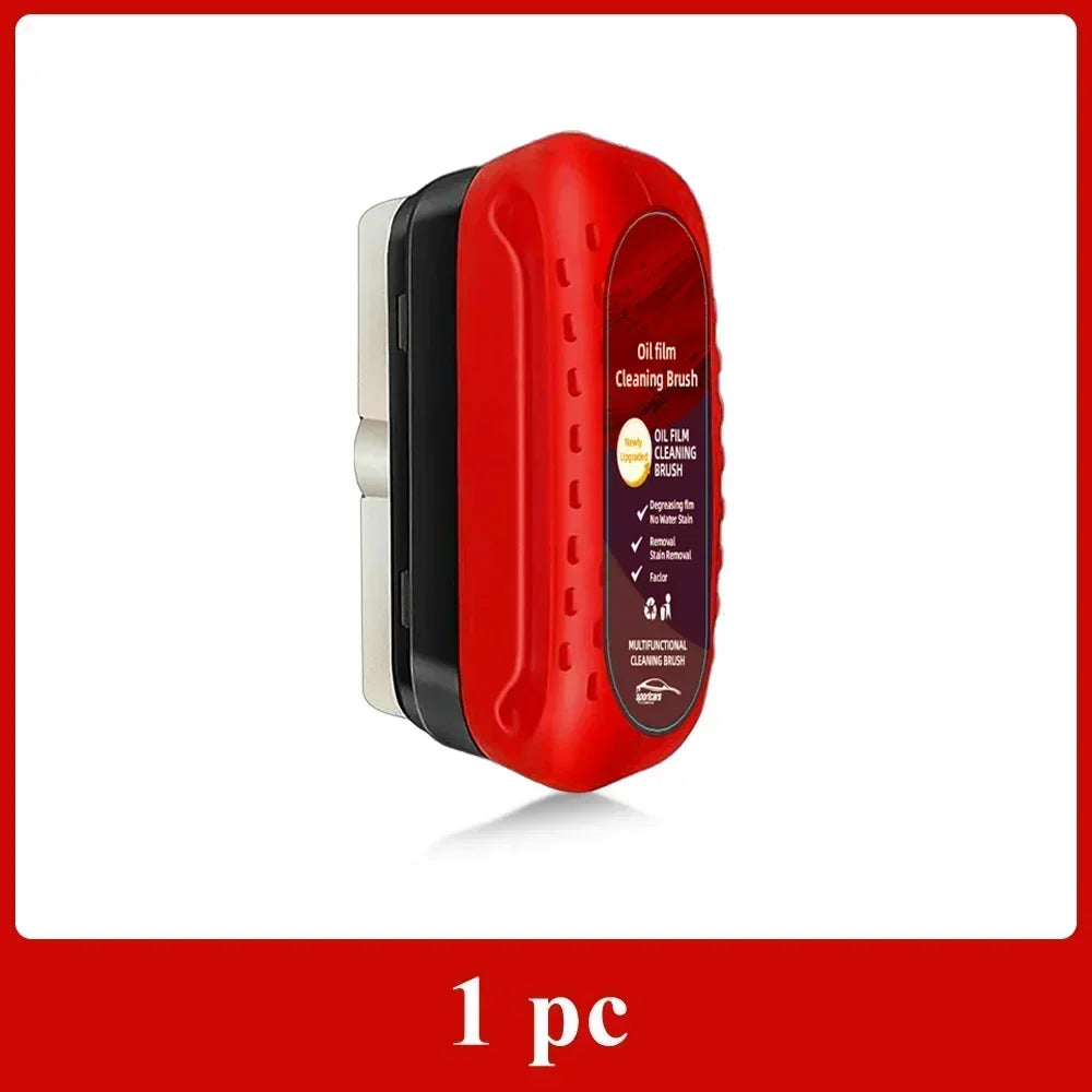 Kar Glass Coating Oil Film Clean Brush Kit - 120ml Adwumayɛfo Siesie Glass Scratch Hyerɛn Mfɛnsere Anti-fog Polishing