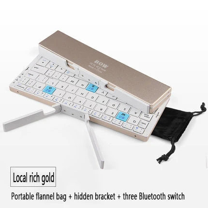 HB199 folding bluetooth keyboard wireless portable telefon a wokura kyin tablet amansan nyinaa portable rechargeable