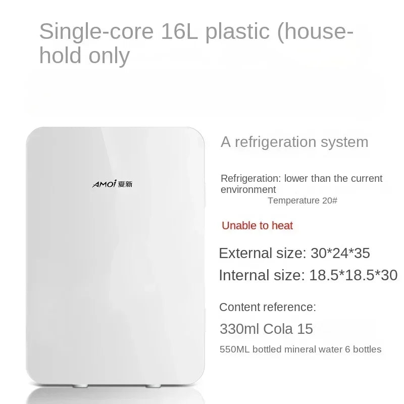 Mini Refrigerator Frozen Refrigerated Home Dormitory Car Office Student Small Freezer refrigerador domestico