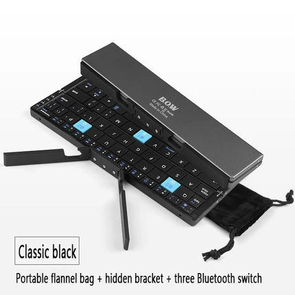 HB199 folding bluetooth keyboard wireless portable telefon a wokura kyin tablet amansan nyinaa portable rechargeable