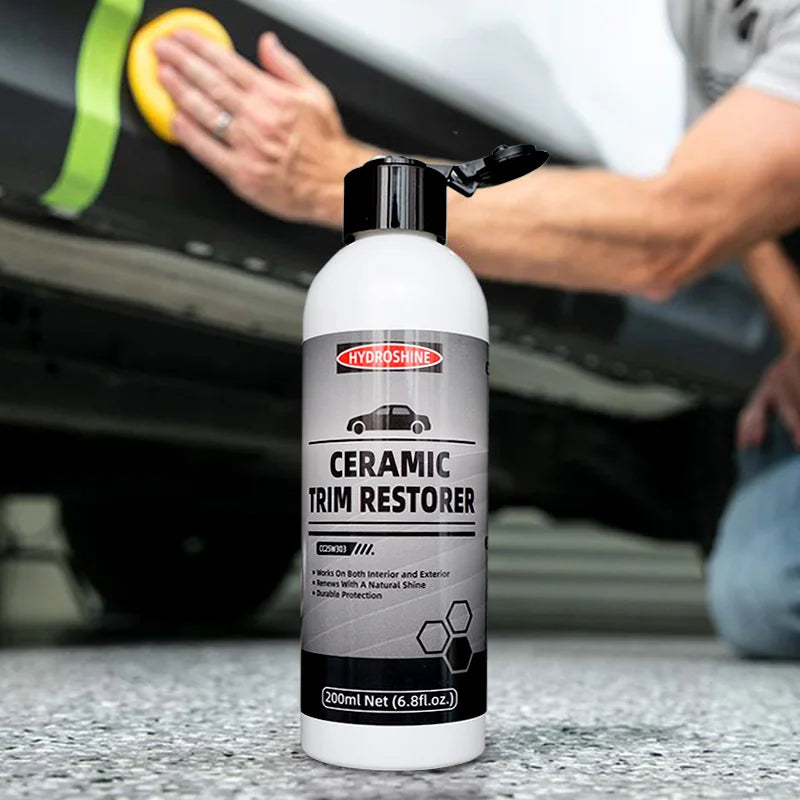 Hydroshine Ceramic Trim Restorer Gel Plastic Vinyl Plastic Rubber Dressing Interior Detailer Leather Care Protect Car Care