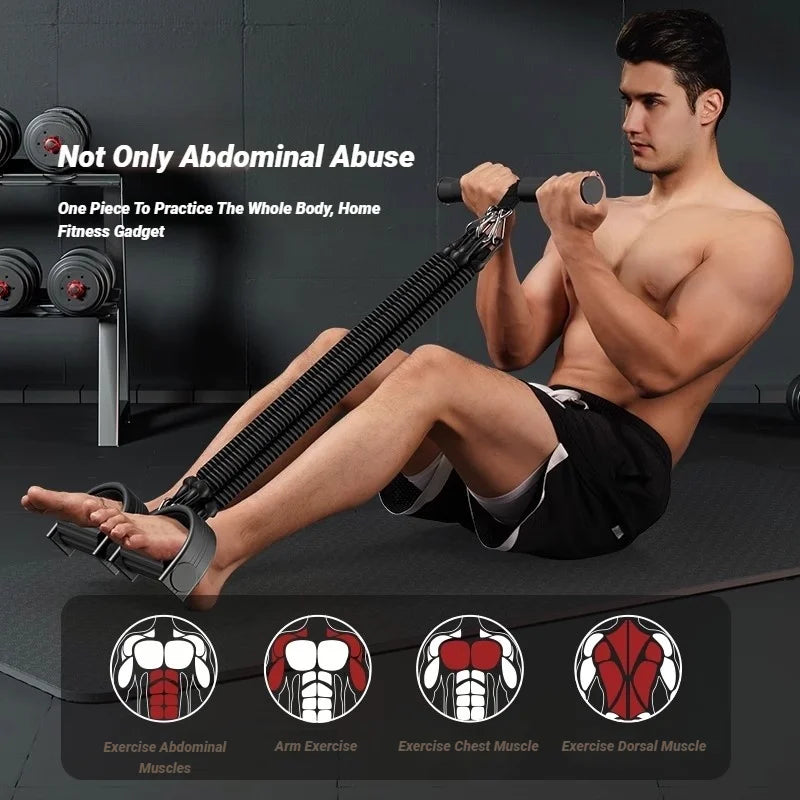 Pedal Type Tensioner Home Multifunctional Tension Device For Men'S Fitness Back Abdomen And Abdominal Muscle Training Pull