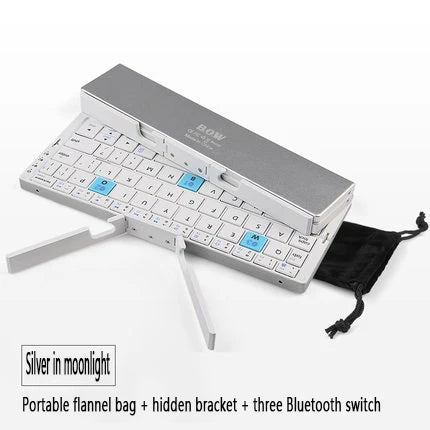 HB199 folding bluetooth keyboard wireless portable telefon a wokura kyin tablet amansan nyinaa portable rechargeable