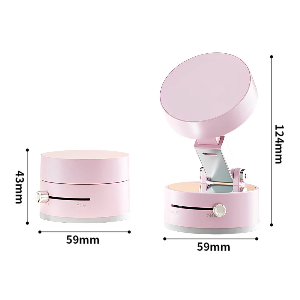 Car Magnetic Vacuum Phone Holder 360° Swivel Wireless Charging Bracket Dashboard Support GPS in Car For iPhone 15 14 13 Huawei