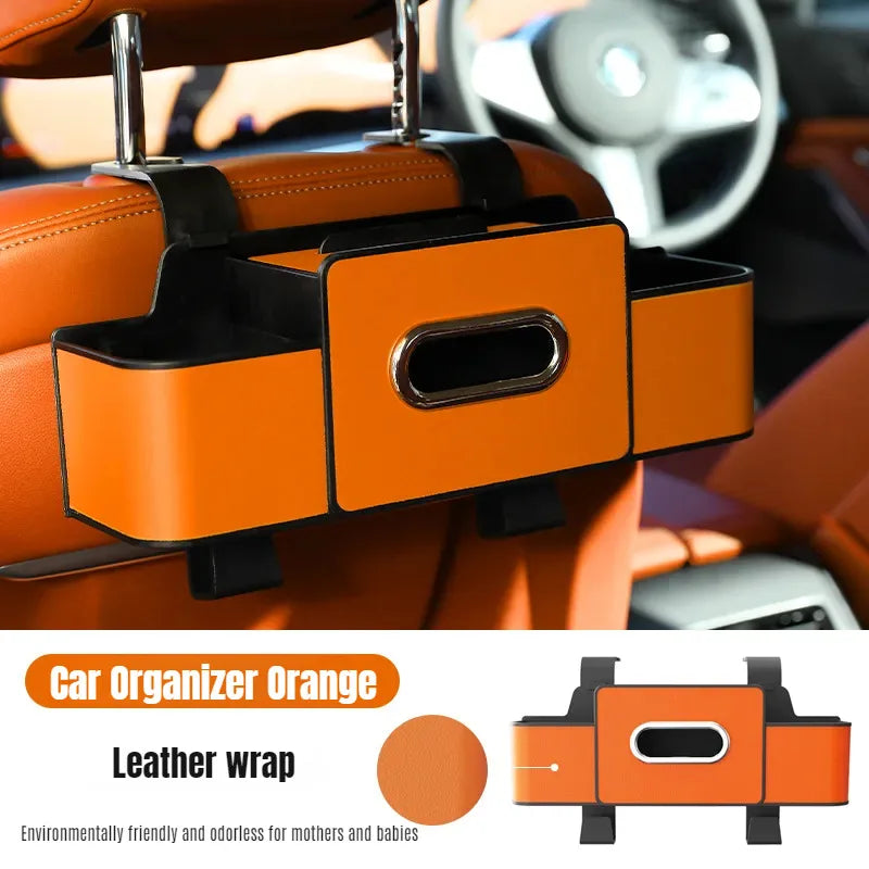 Hanging Seat Hook Cup Holder Storage Bag Universal Car Seat Back Organizer Multi-Function Hanging