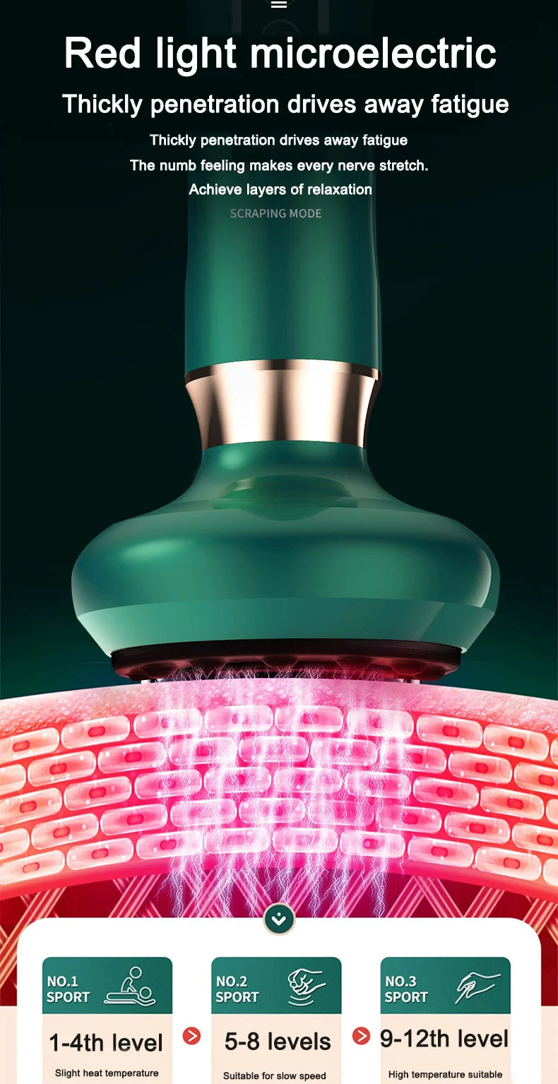 Electric multi-functional heating meridian dredging and absorbing device intelligent negative pressure heat compressor