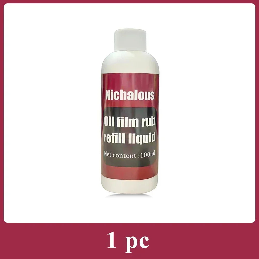 Kar Glass Coating Oil Film Clean Brush Kit - 120ml Adwumayɛfo Siesie Glass Scratch Hyerɛn Mfɛnsere Anti-fog Polishing