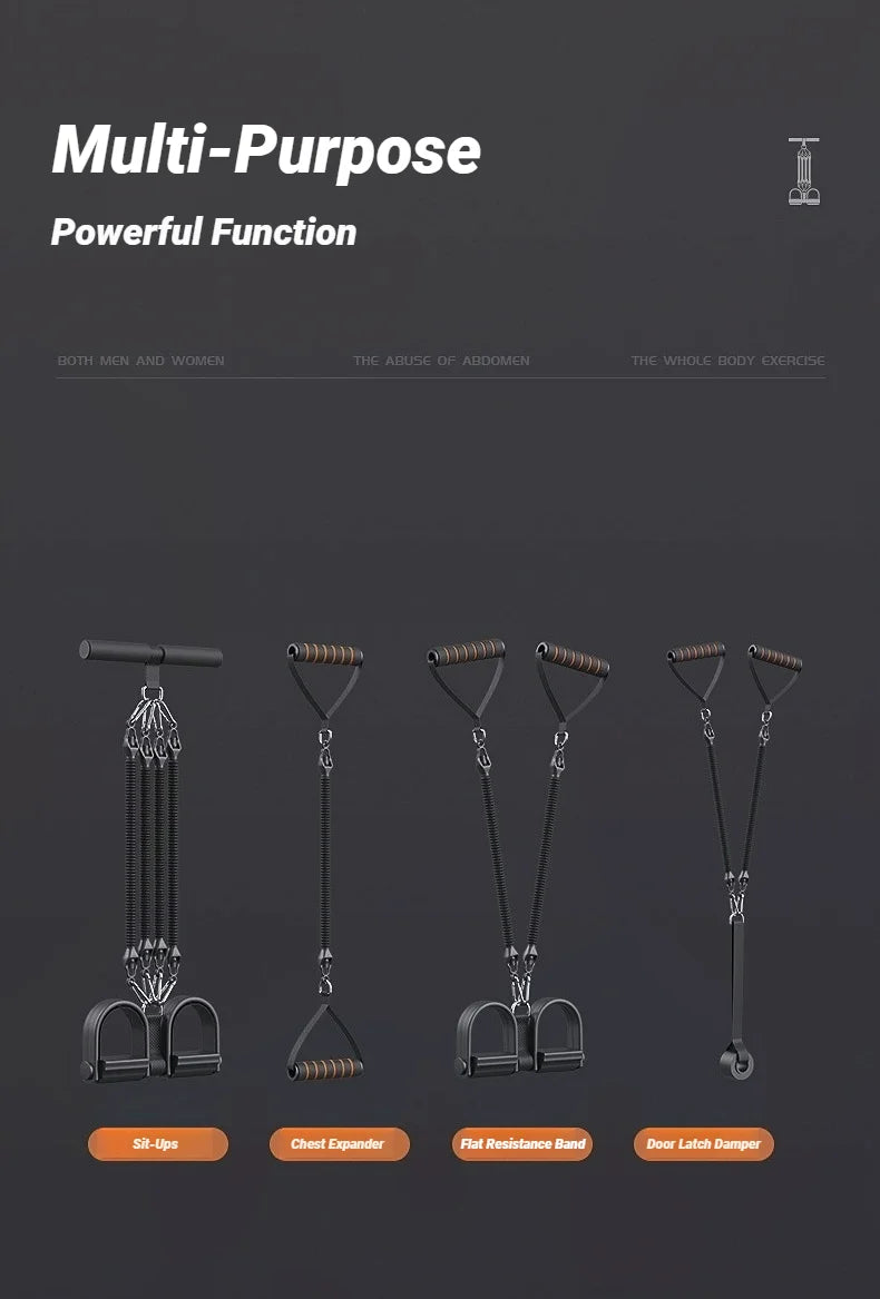 Pedal Type Tensioner Home Multifunctional Tension Device For Men'S Fitness Back Abdomen And Abdominal Muscle Training Pull