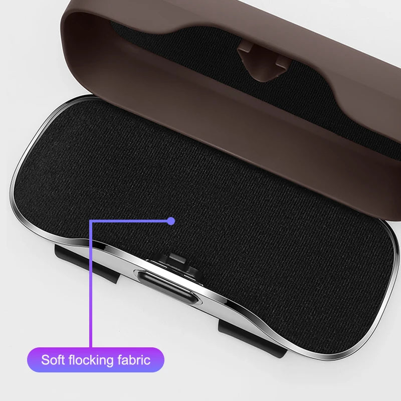 Car Glasses Box For Changan UNIK UNIV UNIT CS75 PLUS CS95 CS35 PLUS Alsvin CS55 Auto Sun Visor Eyeglass Case Sunglasses Holder
