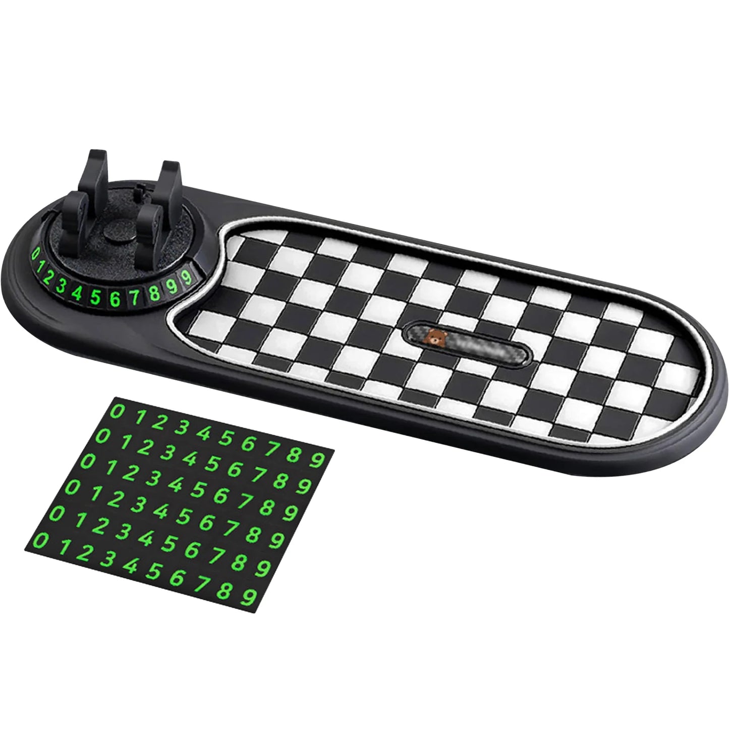 Phone Holder Anti-Slip Mat Holder for Dashboard with 360° Rotatable Phone Holder for Cell Phone Keys Sunglasses