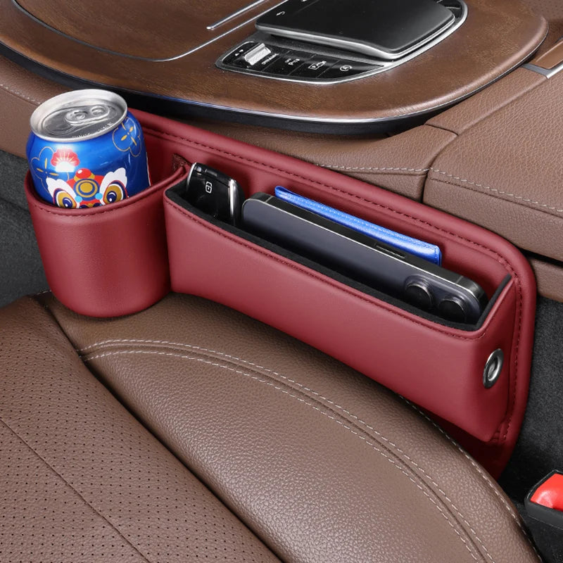 Car Seat Gap Organizer Storage Box Pocket Multifunction Universal Wallet Keys Card Cup Phone Holder Auto Interior Accessories