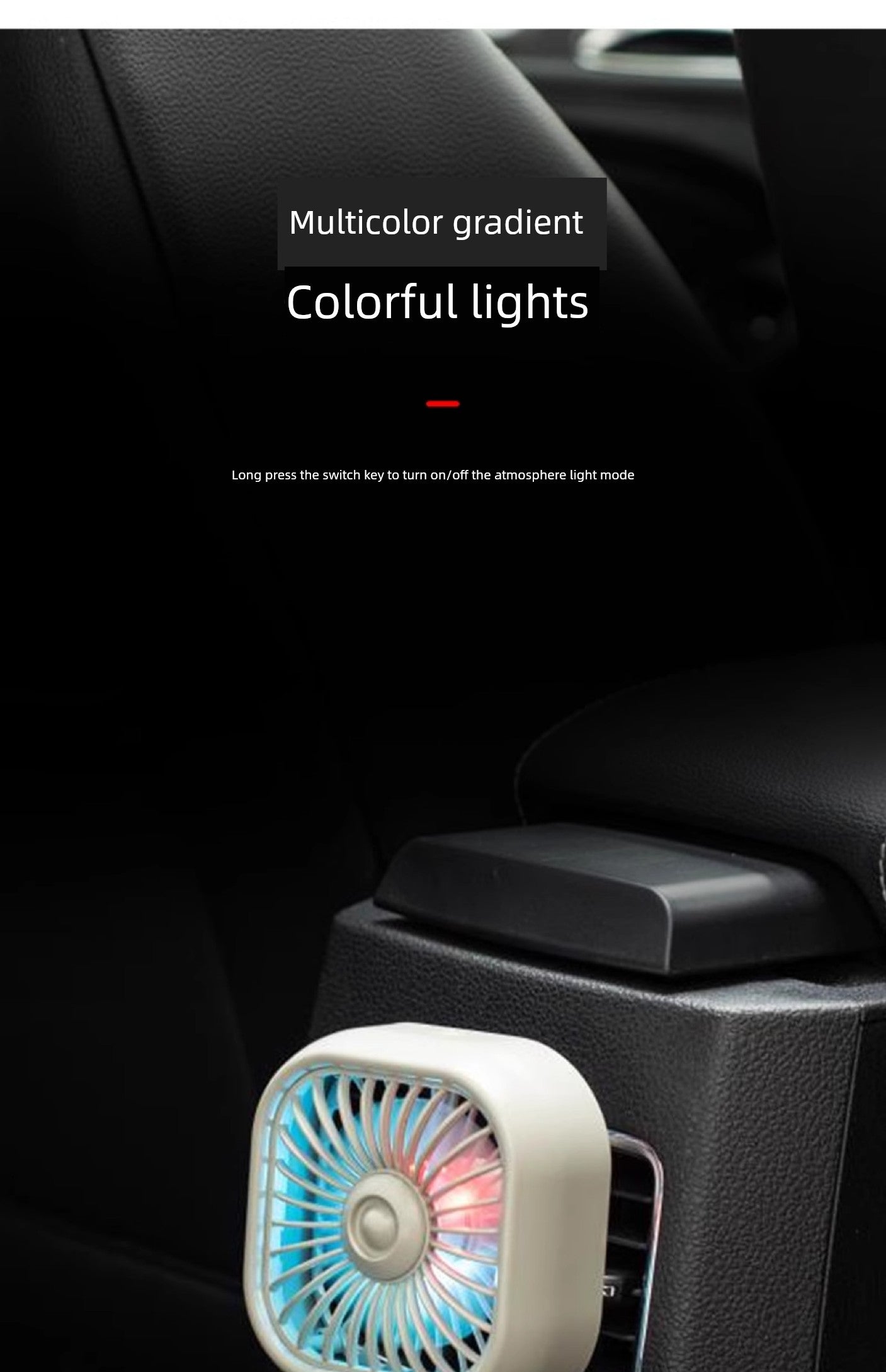 Car-Carrying Electric Fan 12 V24v Truck Car Strong Wind Car Interior Decoration Air Conditioning Outlet Little Fan USB Fan