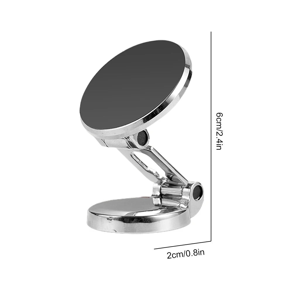 Car Magnetic Vacuum Phone Holder 360° Swivel Wireless Charging Bracket Dashboard Support GPS in Car For iPhone 15 14 13 Huawei